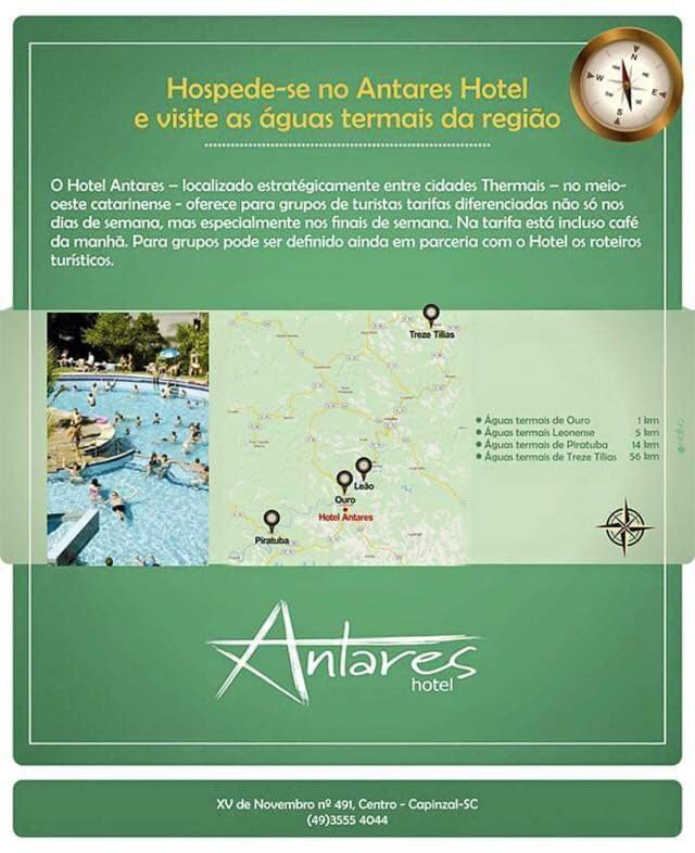 Hotel Antares Capinzal  Экстерьер фото
